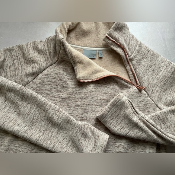 Athleta Fleece Asymmetric Top S - Picture 13 of 16